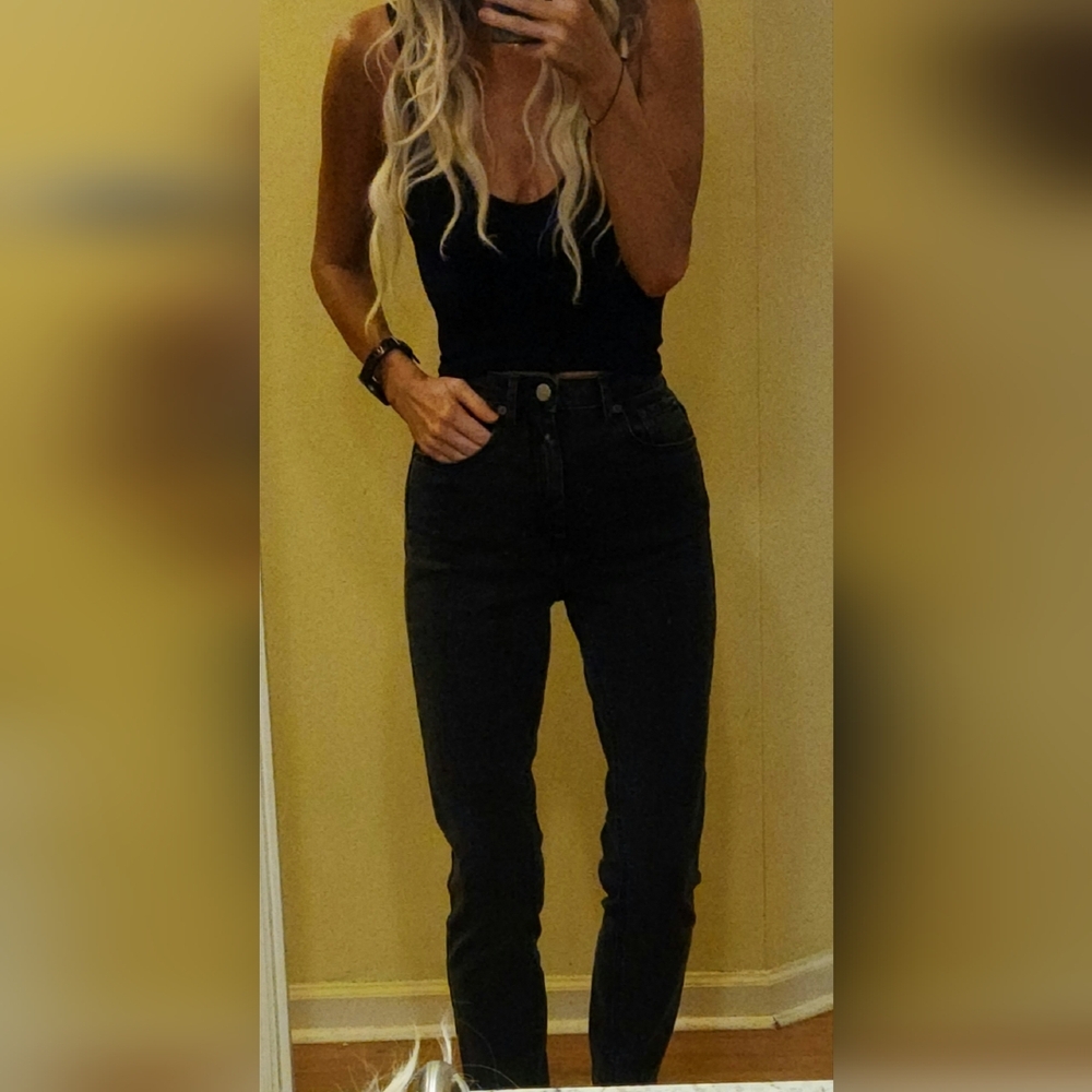Asos High Waisted Skinny Jeans Size 26x32